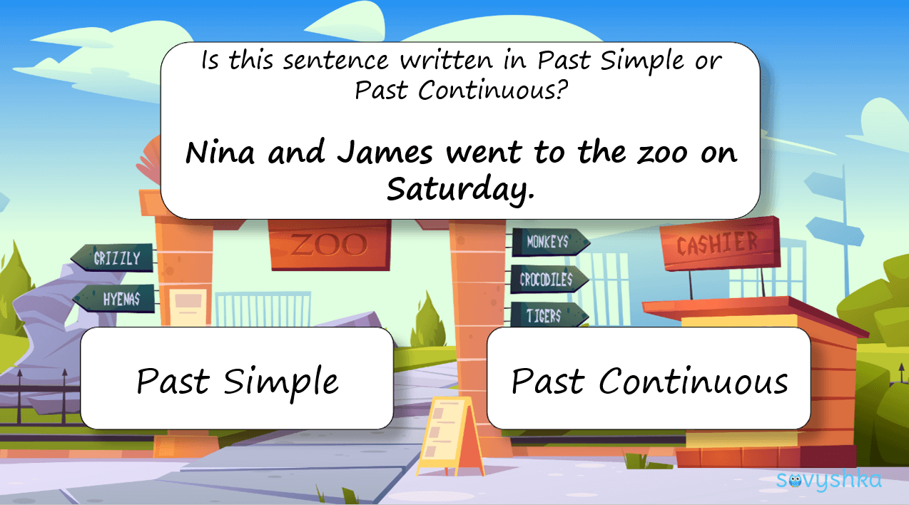 present simpe or past continuous2